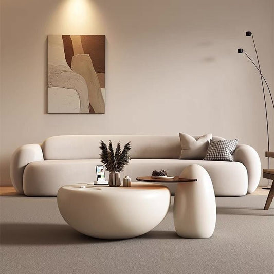 BT34 Round MDF Coffee Table Set