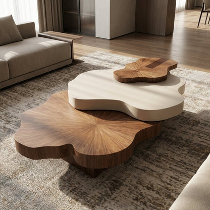 BT70 Nordic 3-Tier Modern Coffee Table Set