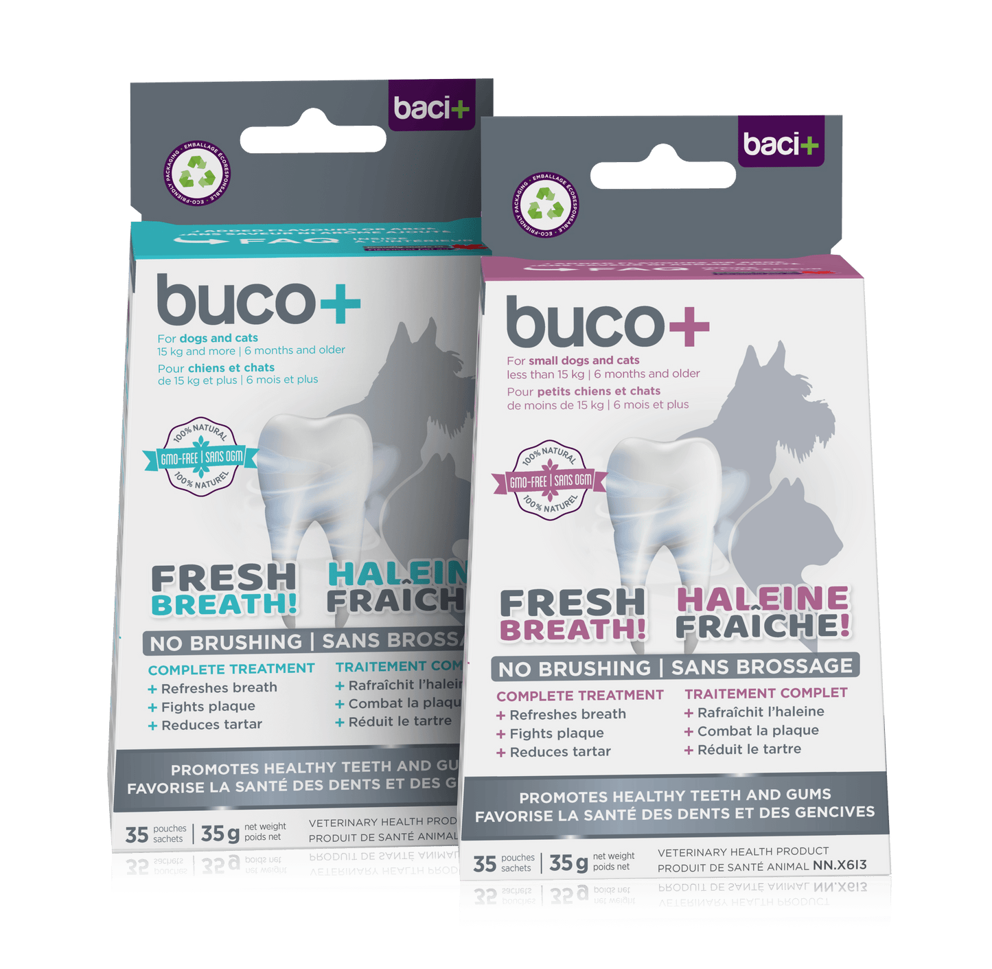 Buco+ 150mg – Soins Dentaires Naturels pour Chiens et Chats +15KG