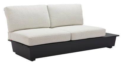 Arbor 2 Seater Modern Outdoor Sofa - Black