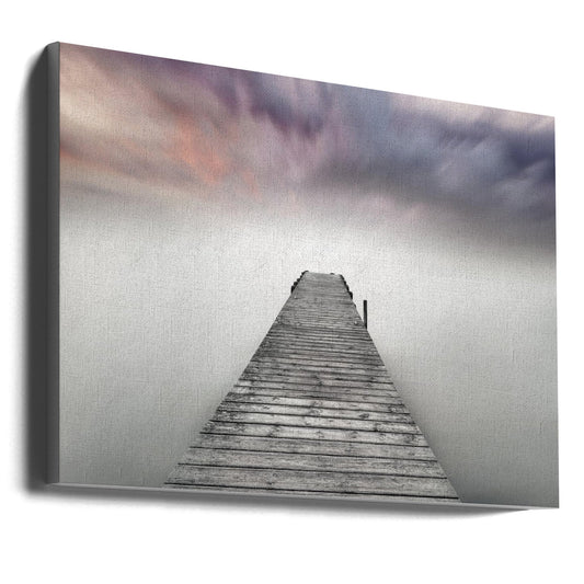 Quay Pier im Nebel