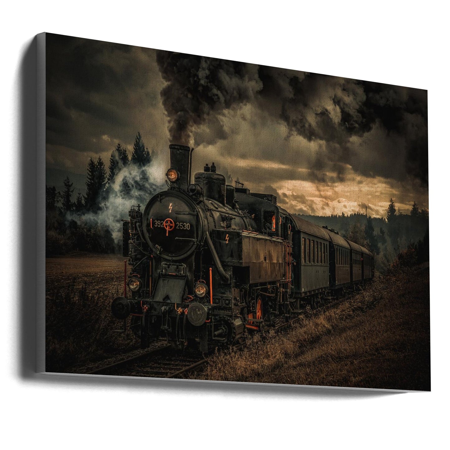 Wandbild Goldgräberzug