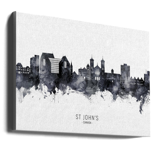Wall art St John's Canada Skyline