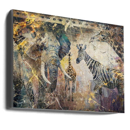 Wandbild Afrikanische Kunst Illustration Wandbild 113