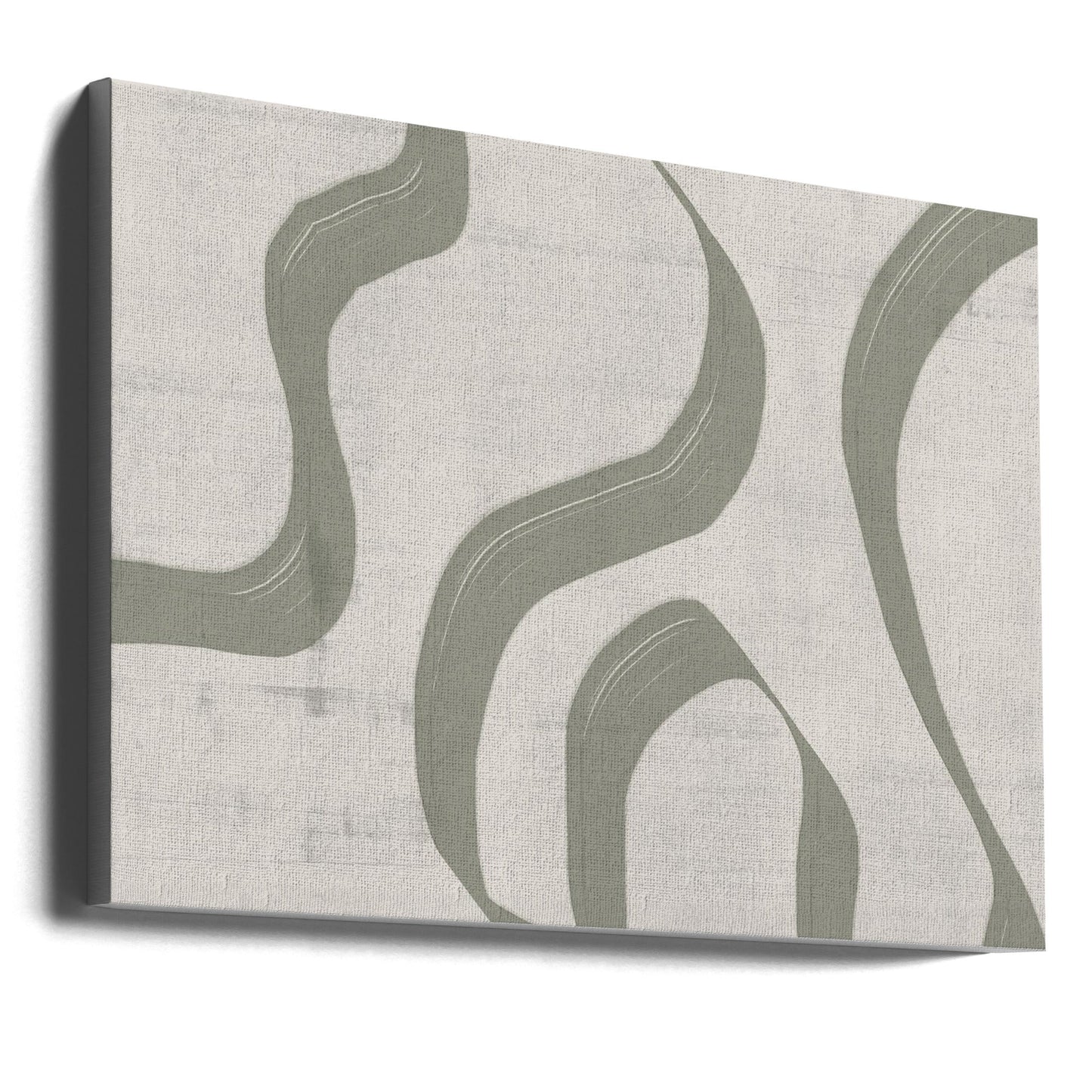 Wall art Green Waves No.2