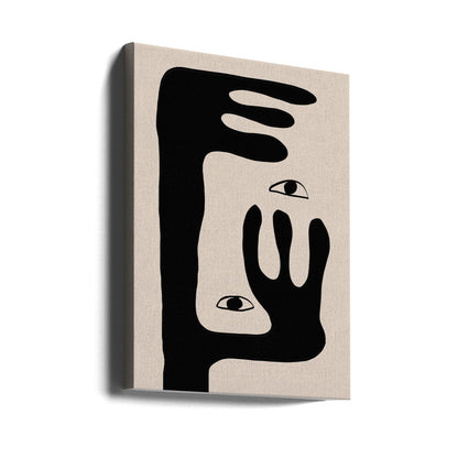 Wandbild Abstrakte Gesicht Nr. 2.