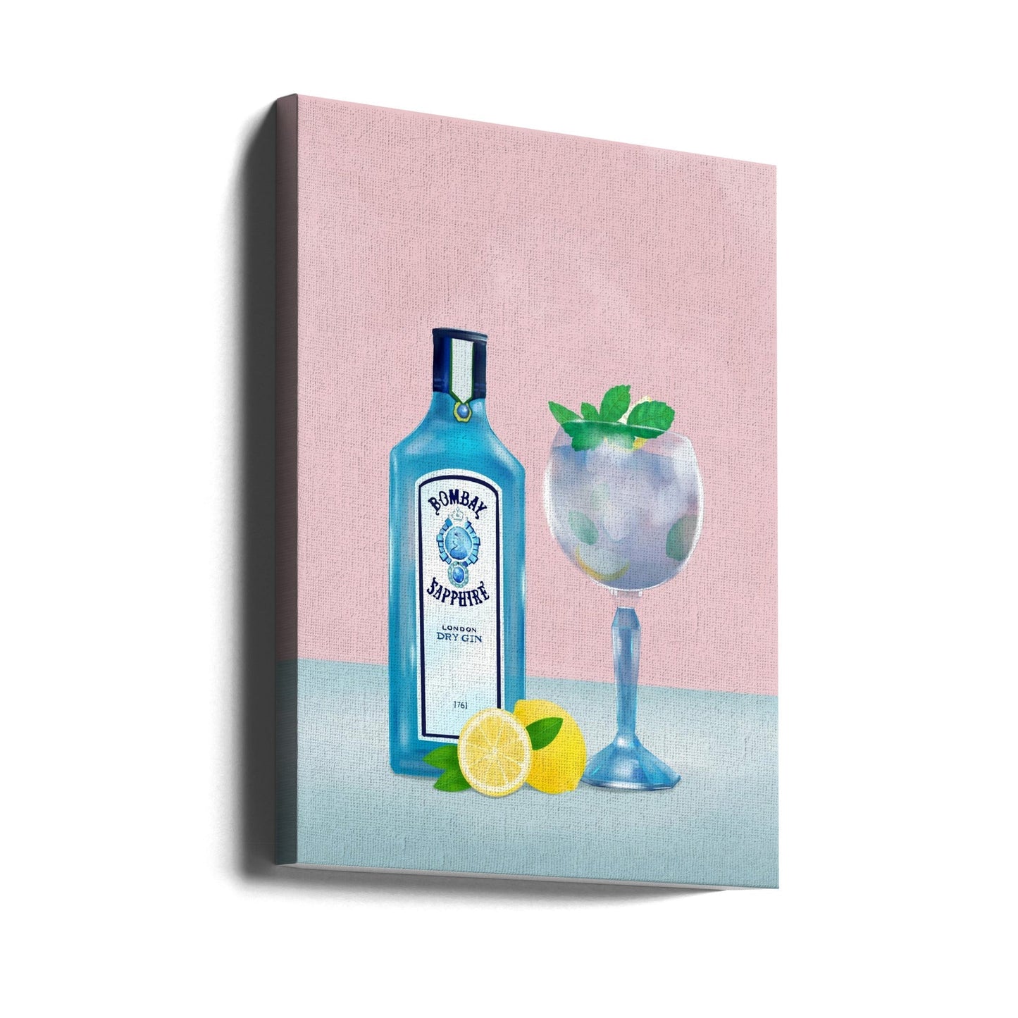 Wandbild Gin Cocktail