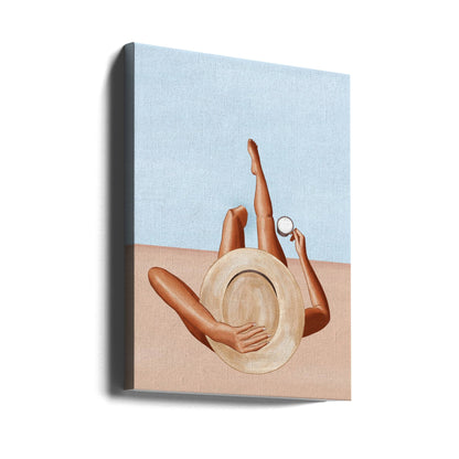 Wandbild Poolside Girl