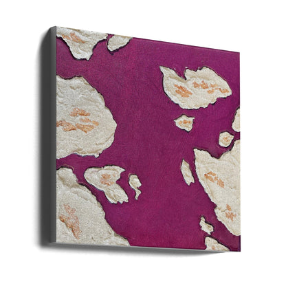 Wandkunst Aubergine Inseln