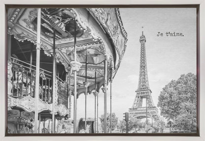 Wall art Je t’aime - Paris