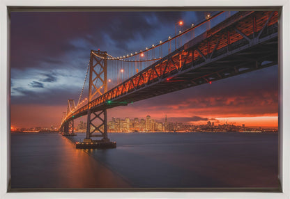 Wall art Fire over San Francisco
