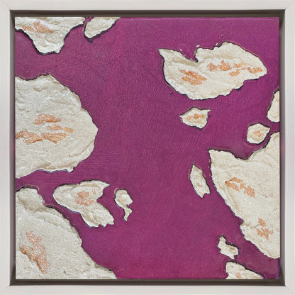 Wandkunst Aubergine Inseln