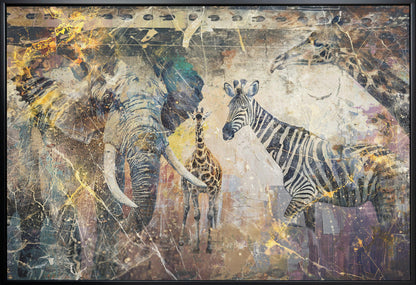 Wandbild Afrikanische Kunst Illustration Wandbild 113