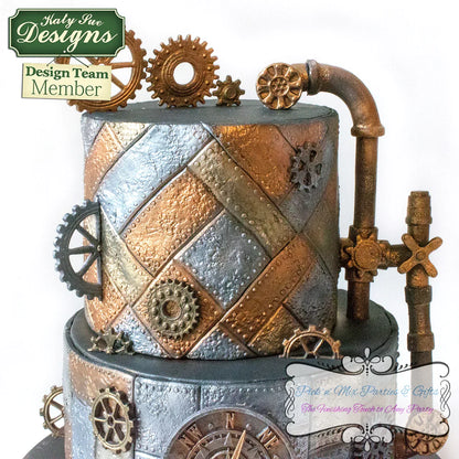 Distressed Cogs Silicone Mould