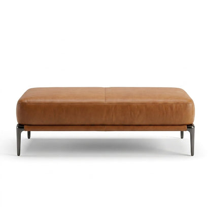 Berlin Caramel Leather Bed