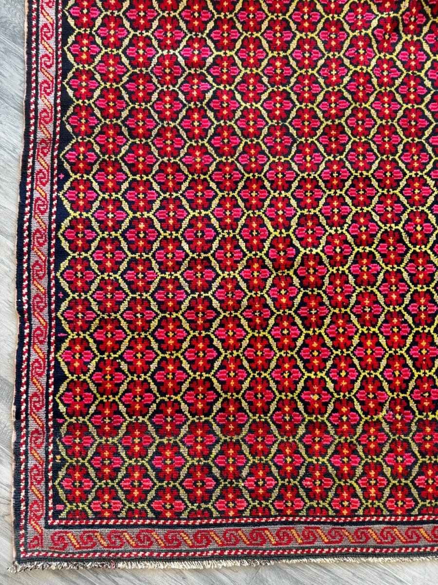 Kaukasischer Karabagh Läufer | 124 x 457 cm