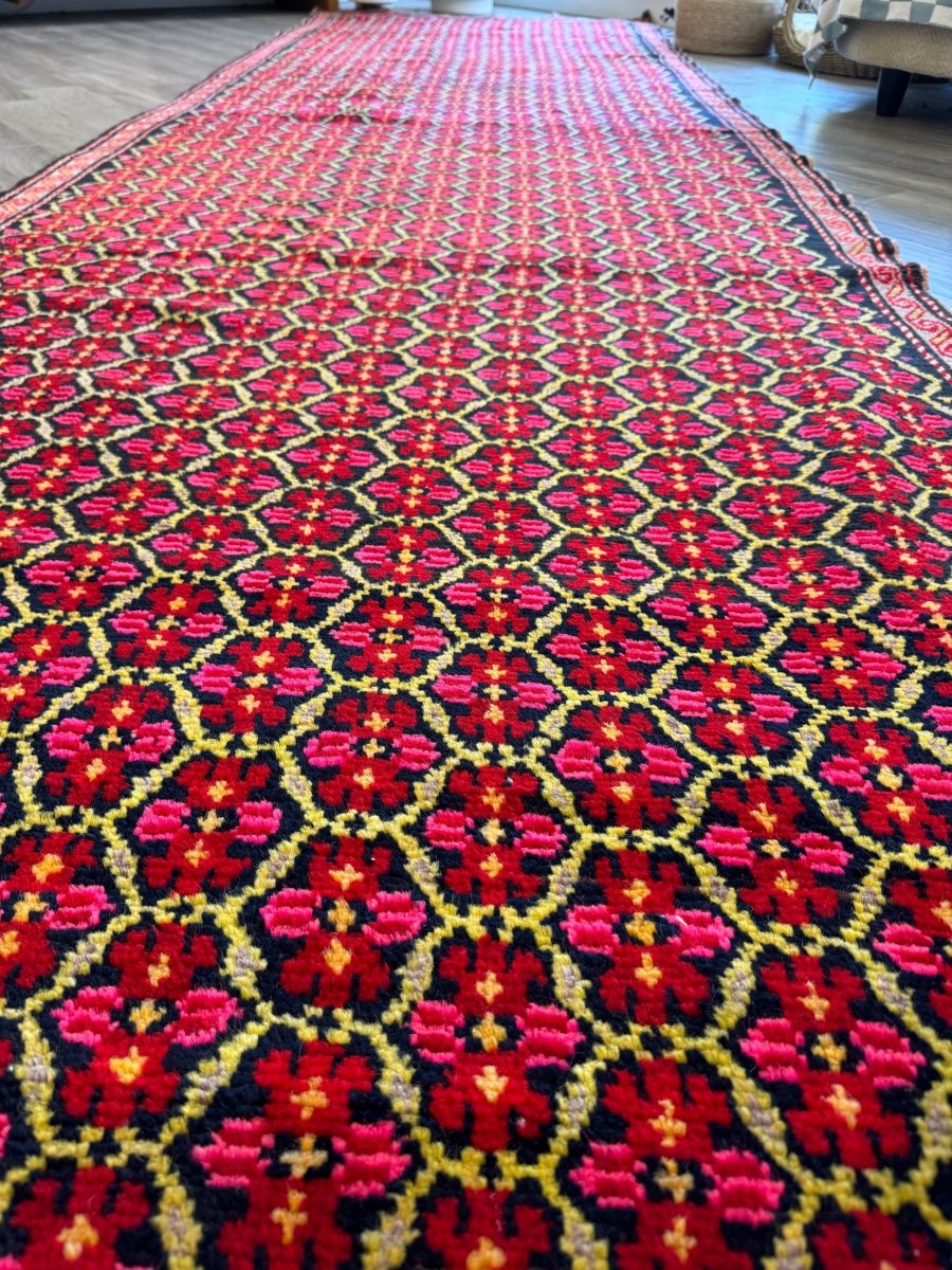 Kaukasischer Karabagh Läufer | 124 x 457 cm