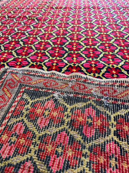 Kaukasischer Karabagh Läufer | 124 x 457 cm