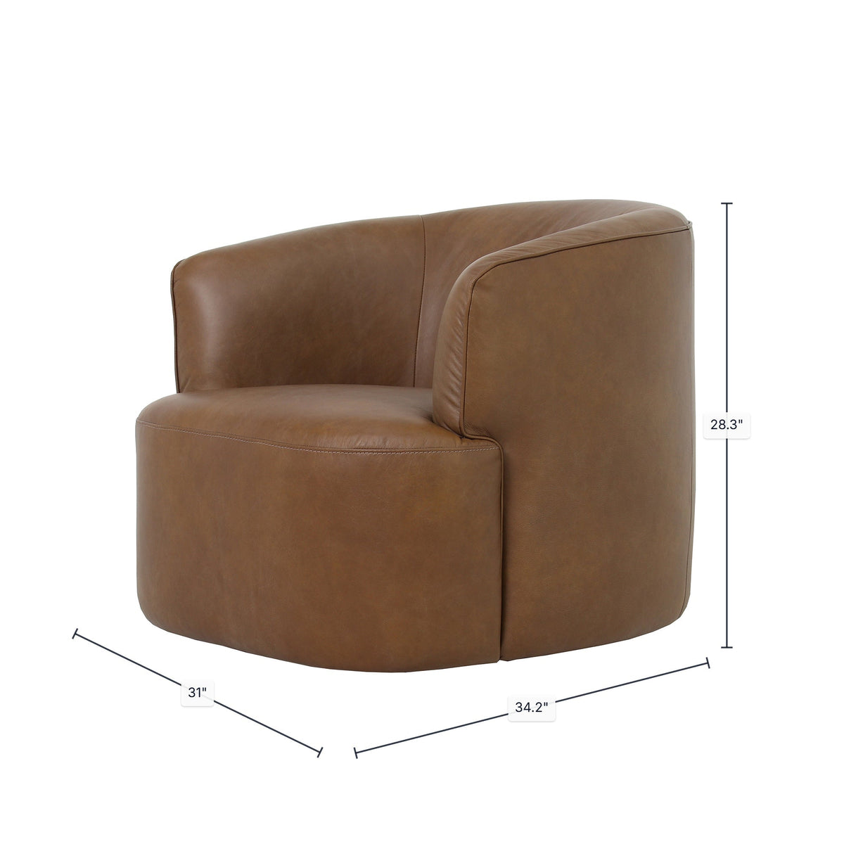 Chandler Swivel Club Chair