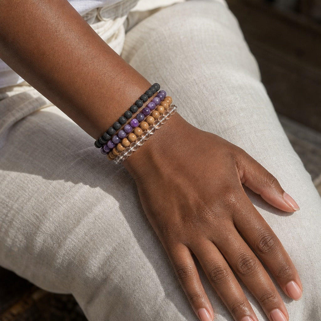 Charoite 7mm Bead Bracelet