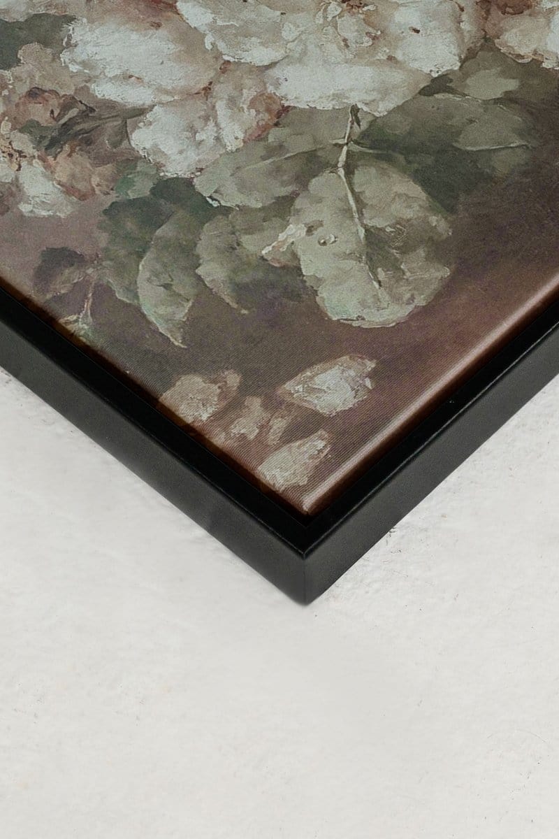 WEISSE PIVOINE, Werk auf gespanntem Canvas