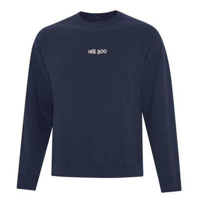 Crewneck "Her Boo" brodé