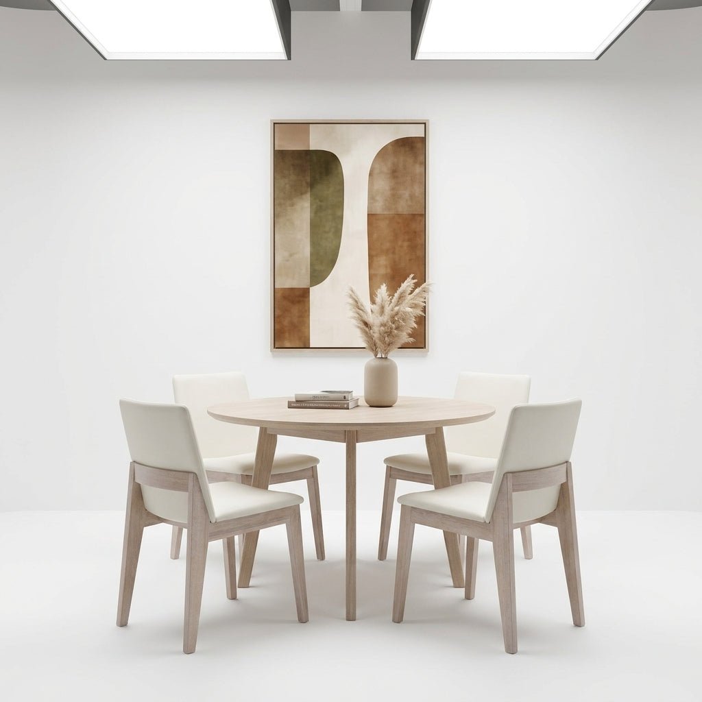 Dalton Dining Chair Cream White (Set of Two)