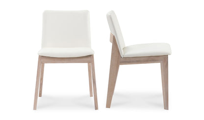 Dalton Dining Chair Cream White (Set of Two)