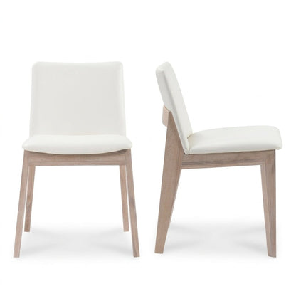 Dalton Dining Chair Cream White (Set of Two)