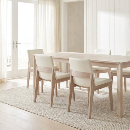 Dalton Dining Chair Cream White (Set of Two)