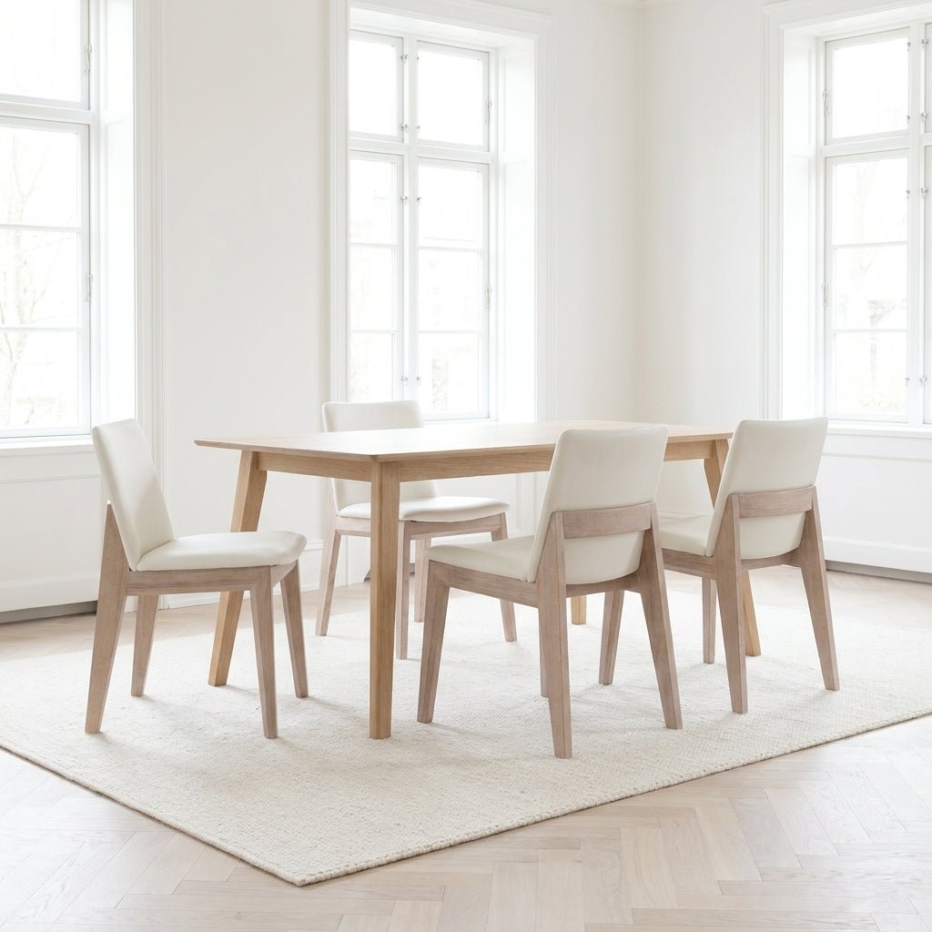 Dalton Dining Chair Cream White (Set of Two)