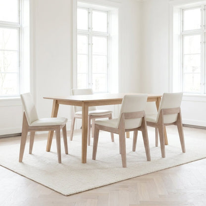 Dalton Dining Chair Cream White (Set of Two)