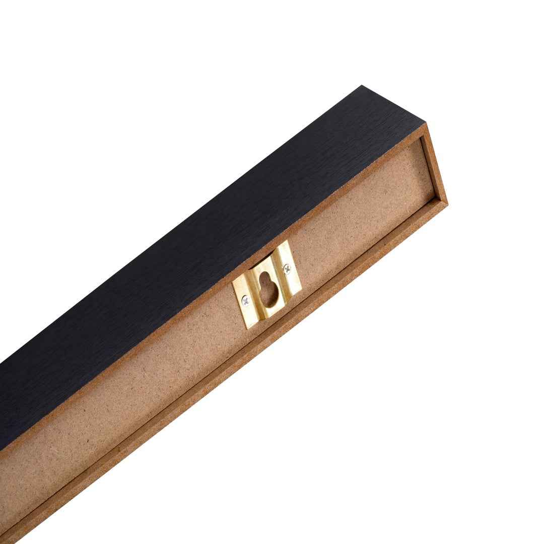 Floating Shelves  15.75 Wall Mounted Wood Shelves For Bathroom, Bedroom, Living Room, Kitchen, Hanging Shelf For Books Storage Decor With Invisible Brackets, Built-in LED Lighting, Black