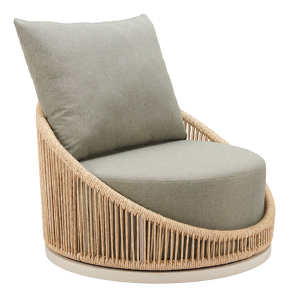 Prairie Outdoor Swivel Chair - Natural