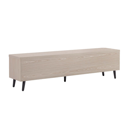 Tempo 69" Fluted TV Stand with 2 Drawers - Multiple Color Options