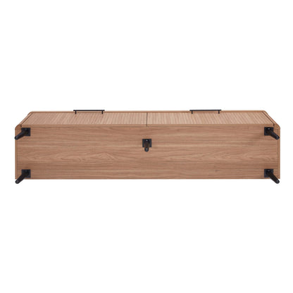 Tempo 69" Fluted TV Stand with 2 Drawers - Multiple Color Options