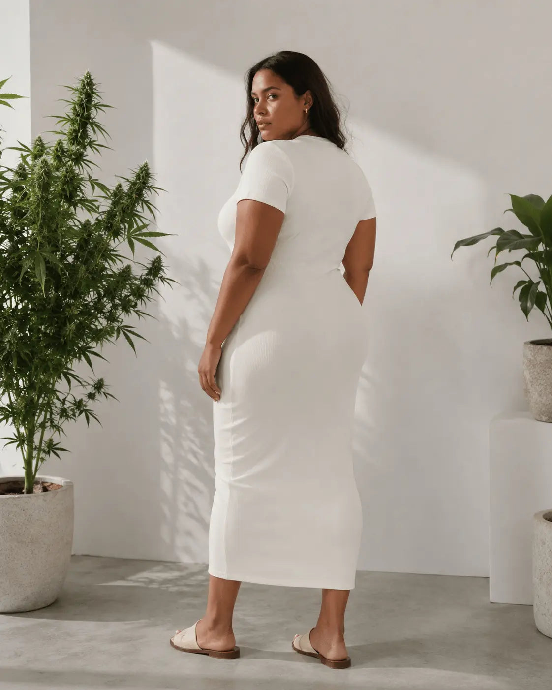 Flora Bodycon Maxi Dress