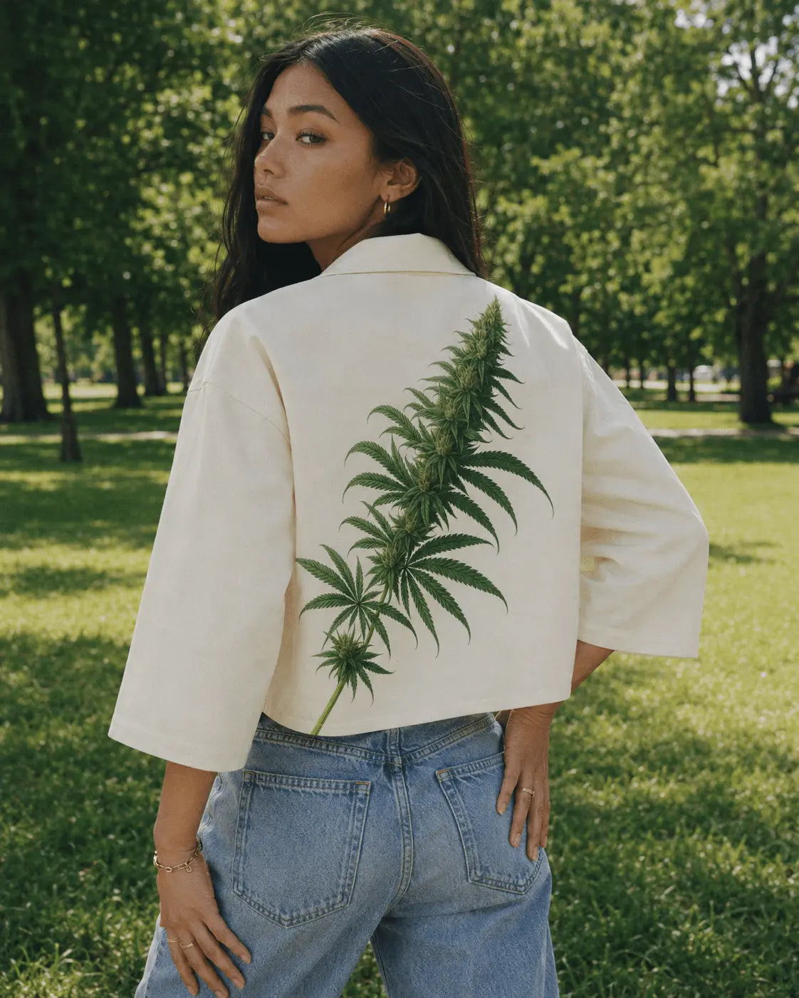 Flora Women's Cropped Jacket