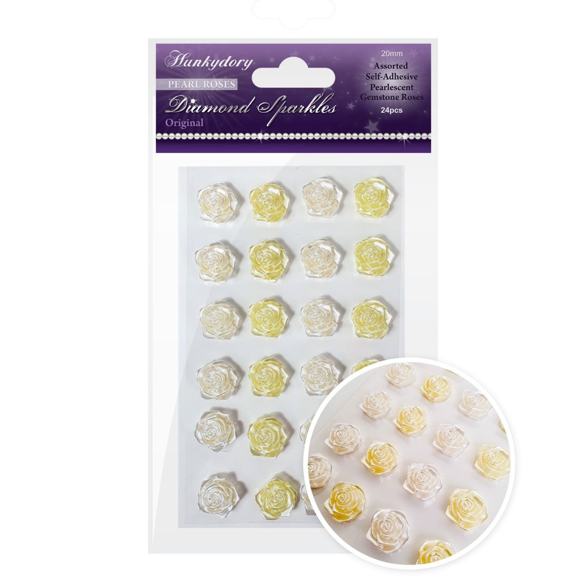 Diamond Sparkles Gemstones - Pearl Roses - Original