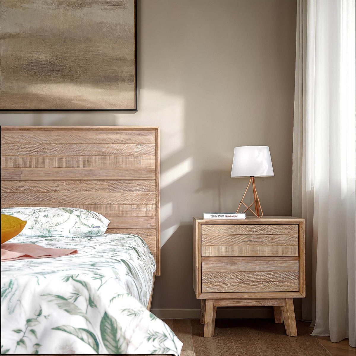 Giana 2 Drawer Nightstand