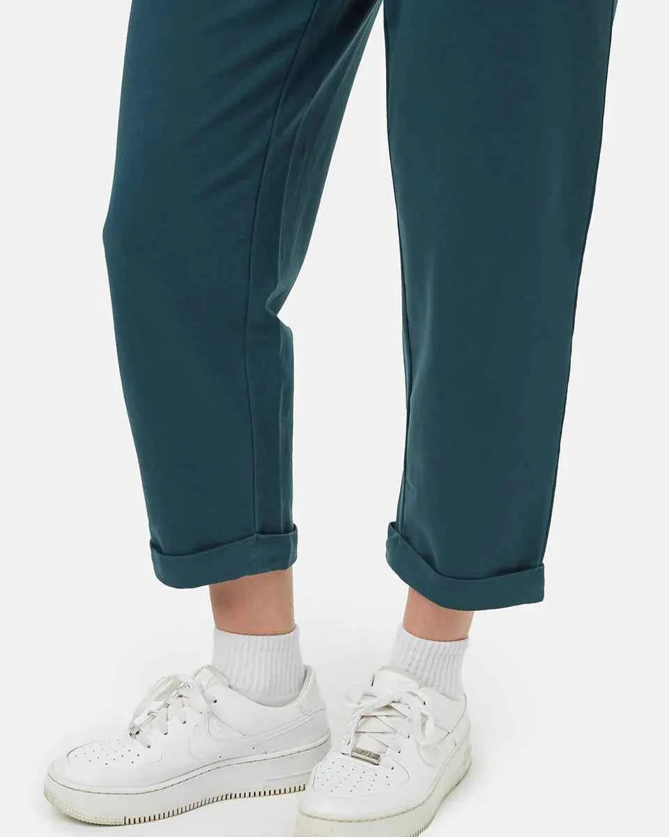 French Terry V-Neck Jumpsuit