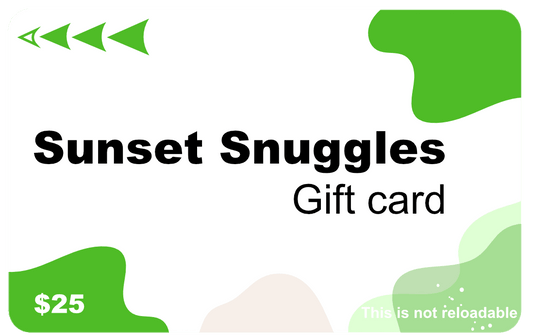 Sunset Snuggles Geschenkkarten