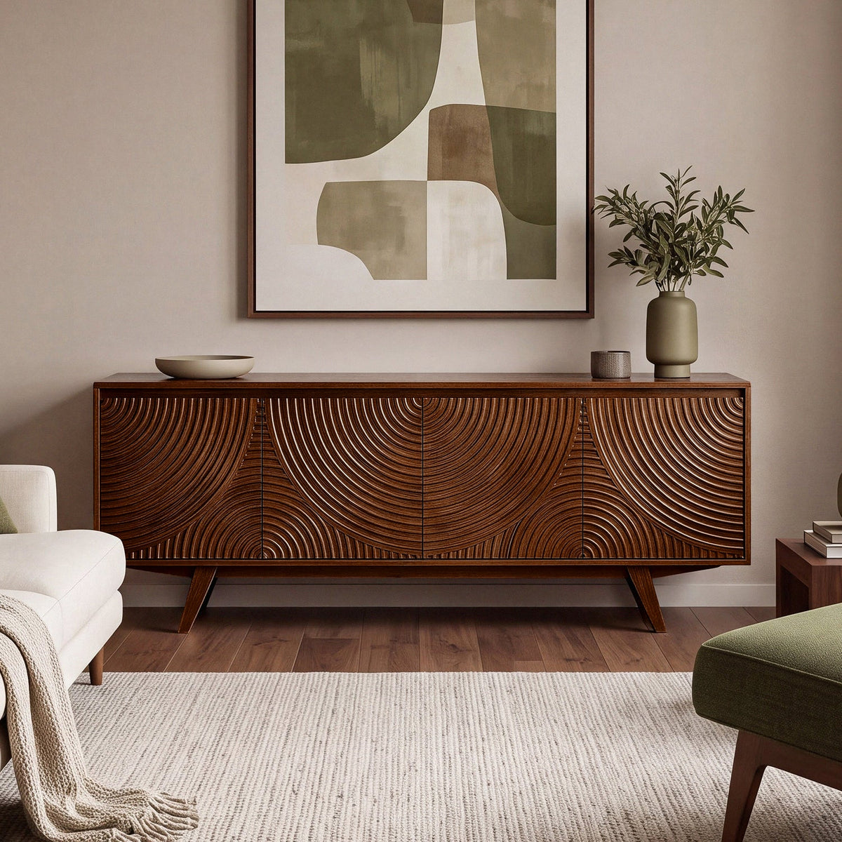 Harmony Solid Wood TV Stand