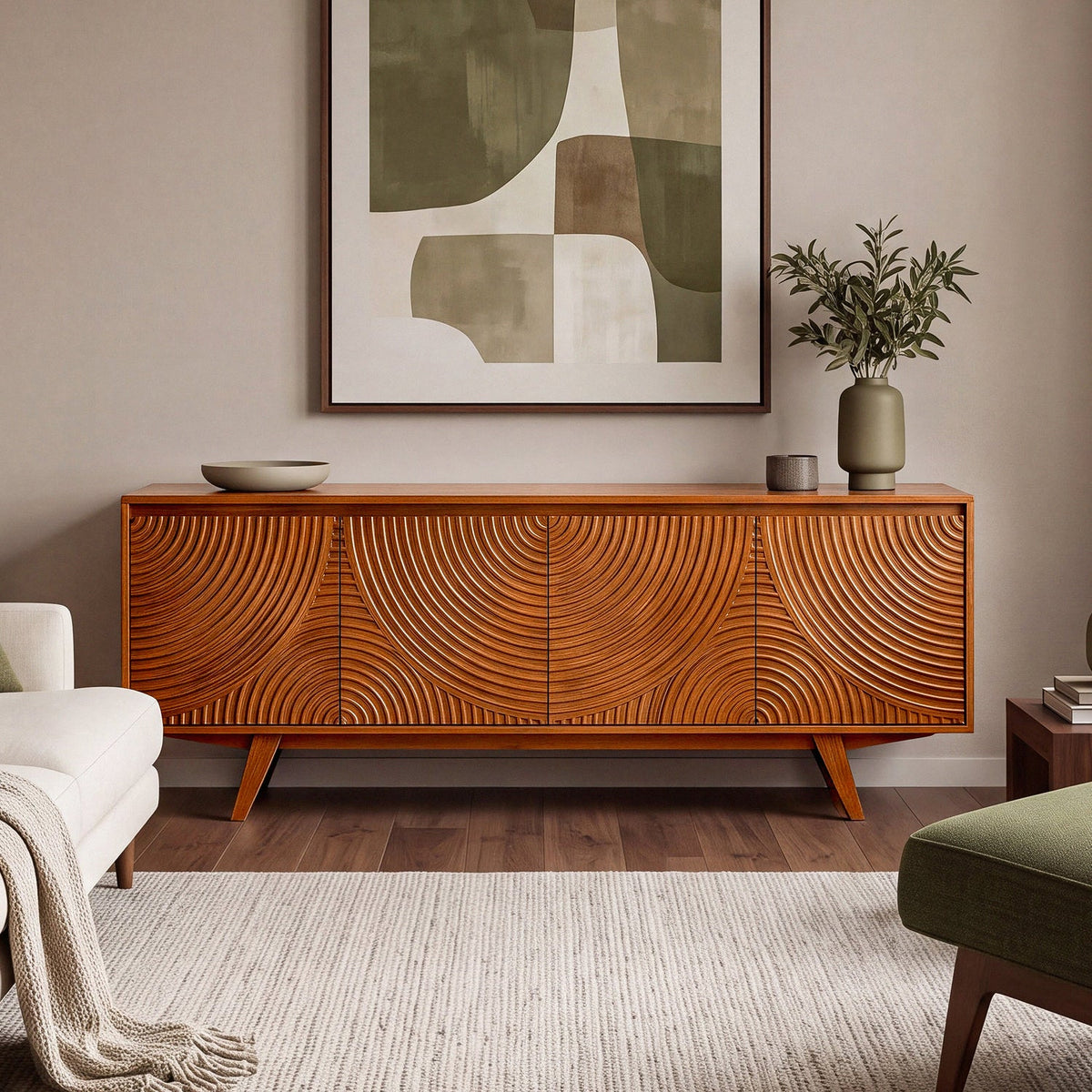 Harmony Solid Wood TV Stand