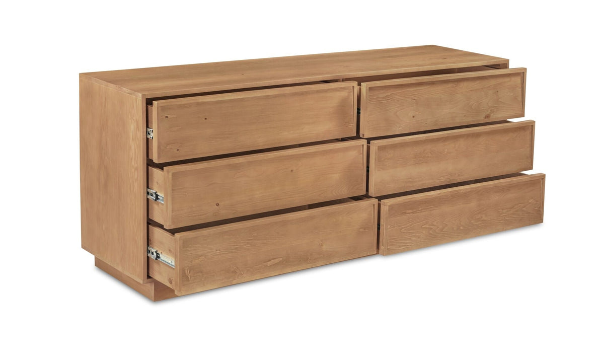 Harlow 6 Drawer Dresser Natural