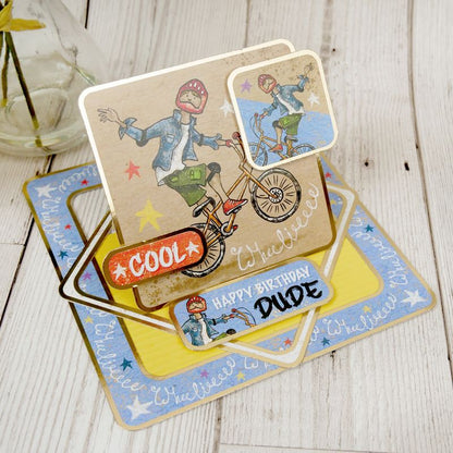 Hunkydory Favourites Toppers - Totally Radical