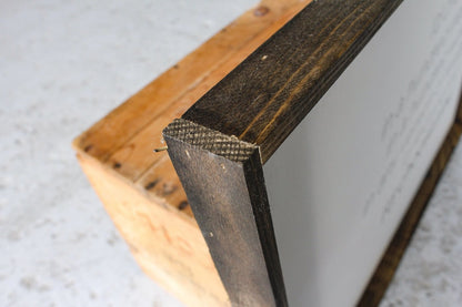 Holzschild „Ich würde dich wählen“