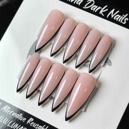 Black and Nude Skinny French