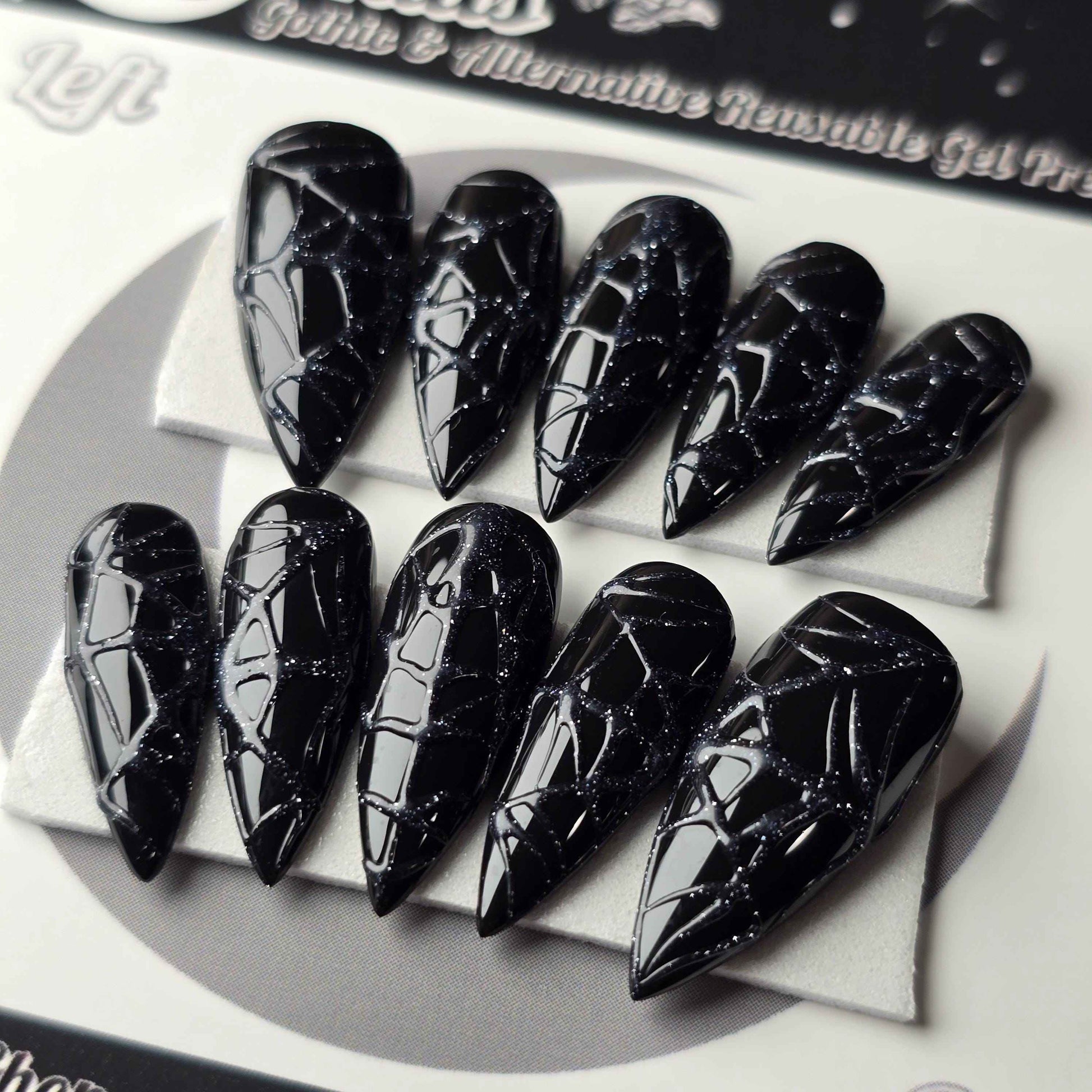 Flash Glitter Spiderweb - Glossy