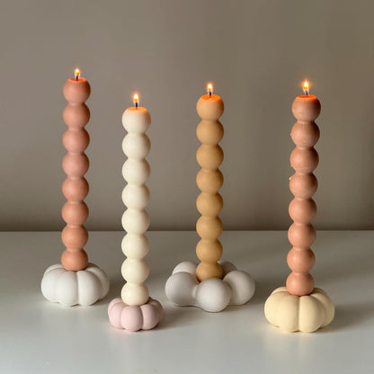 Blumen-Kerzenständer: Jesmonite Tischdeko